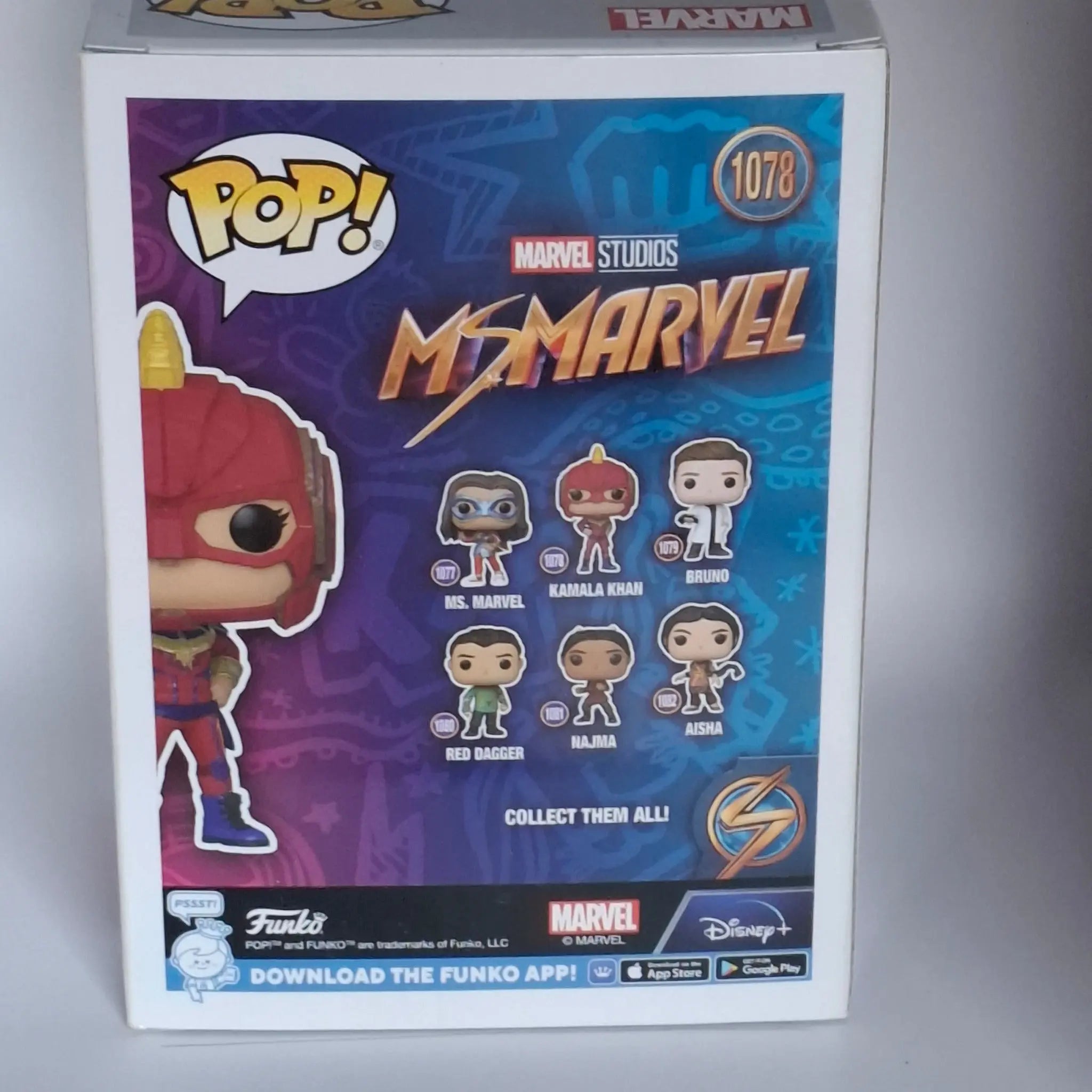 Funko Pop Ms. Marvel - Kamala Khan #1078 GOODIE'S MANIA