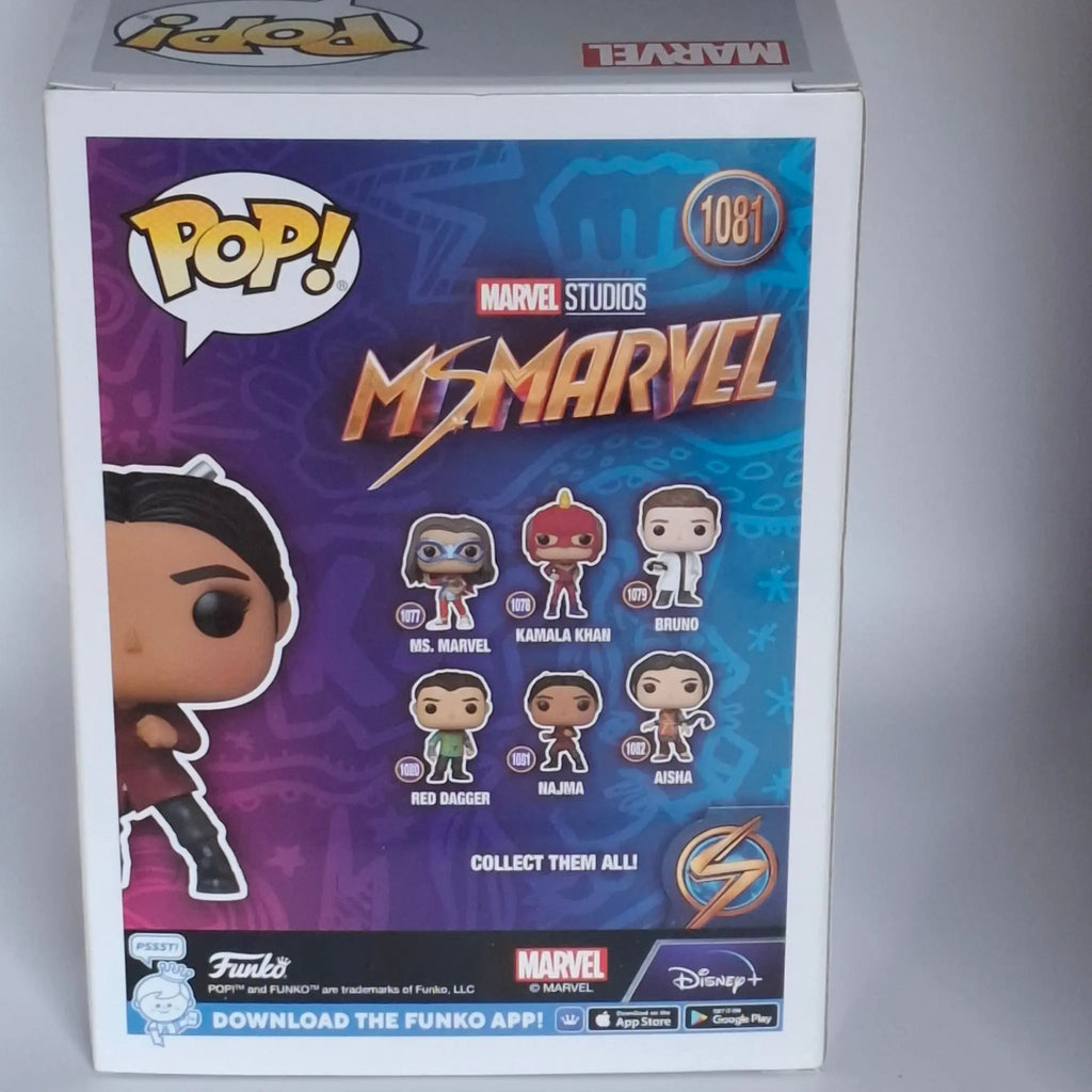 Funko Pop Ms. Marvel - Najima #1081 GOODIE'S MANIA
