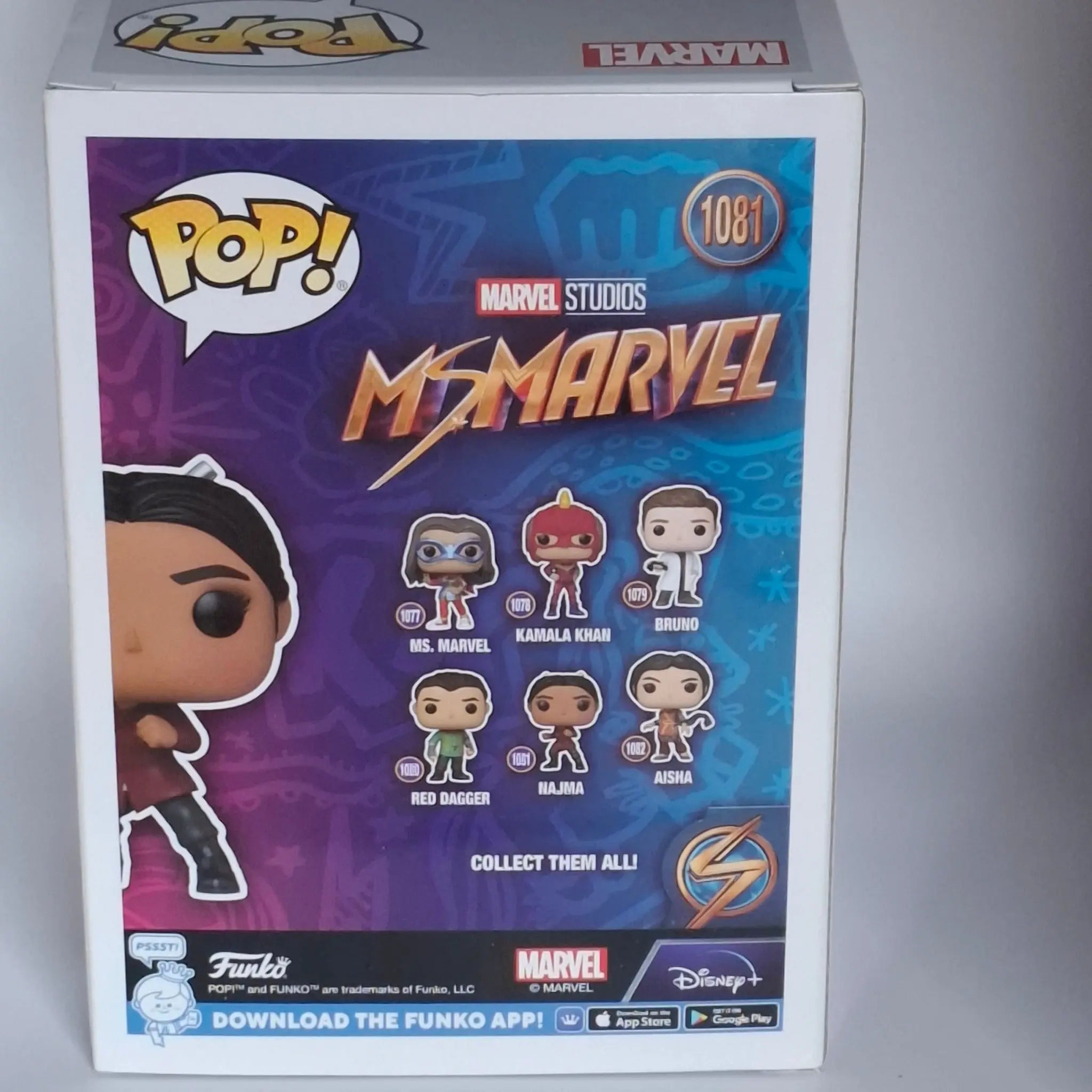 Funko Pop Ms. Marvel - Najima #1081 GOODIE'S MANIA