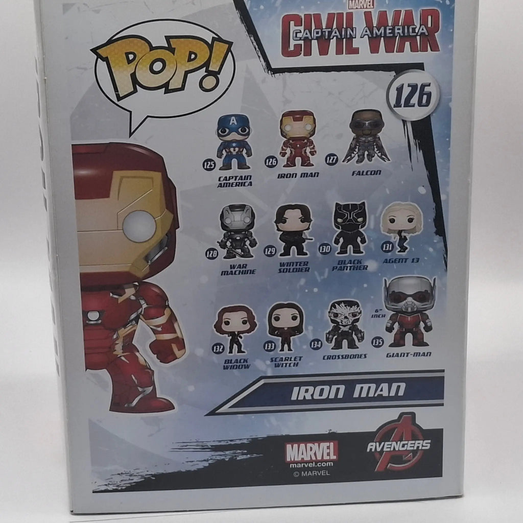 Funko Pop Civil War - Iron Man #126 GOODIE'S MANIA