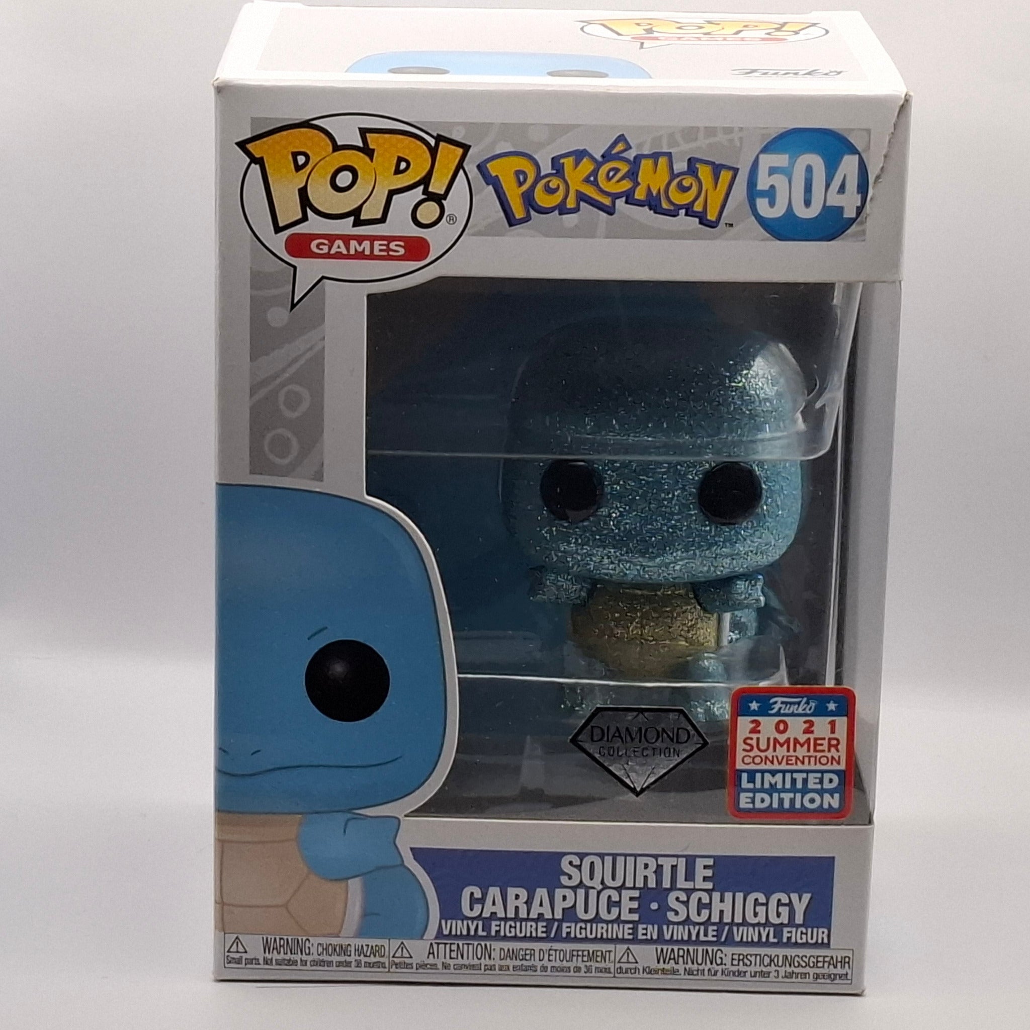 Funko Pop Pokémon - Carapuce #504 Diamond Collection GOODIE'S MANIA