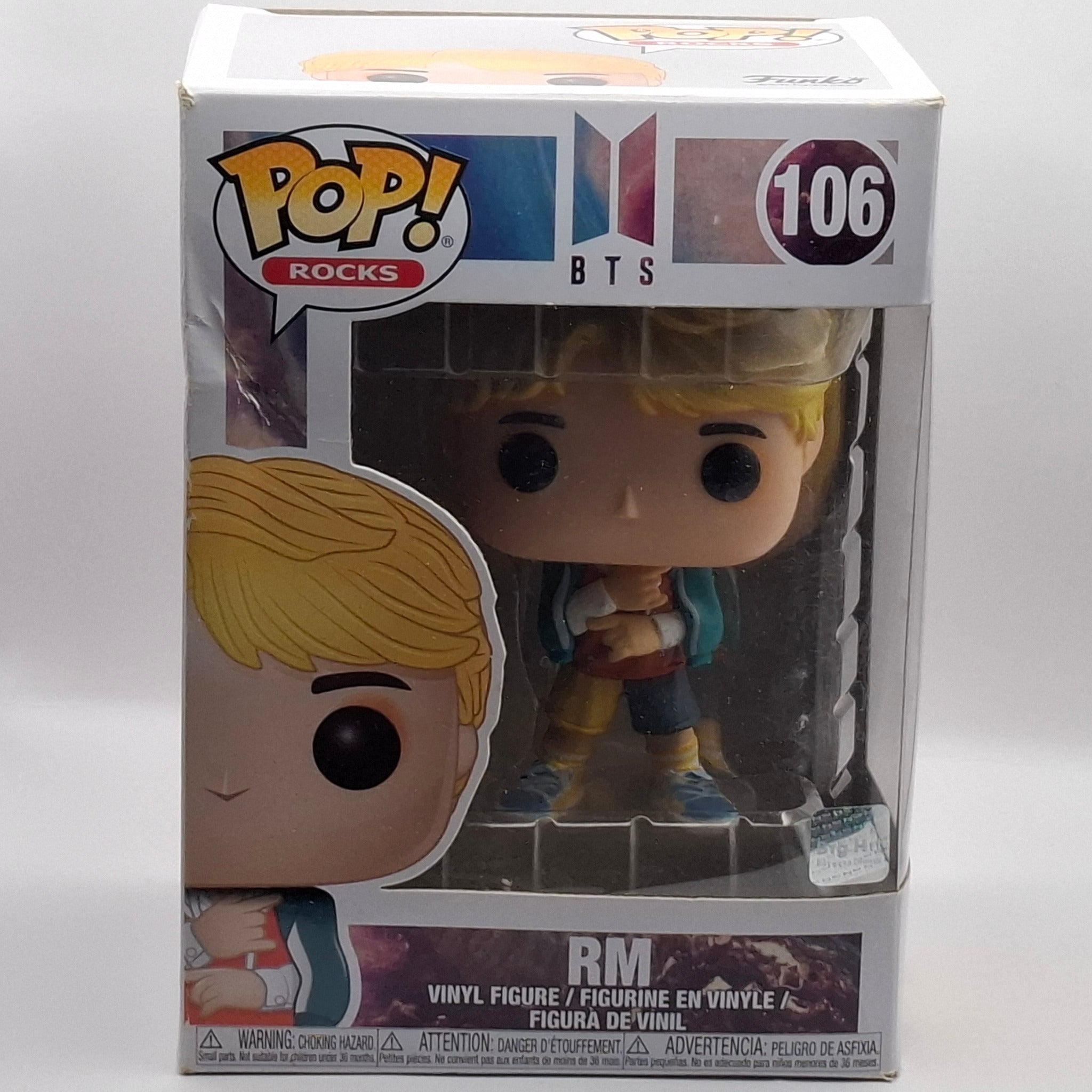 LOT Funko Pop BTS - Jimin #101, J-Hope #102, Suga #103, Jung Kook #105, RM #106 Funko