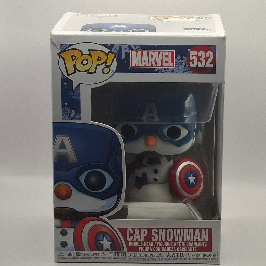 Funko Pop Marvel - Captain America Snowman #532 GOODIE'S MANIA