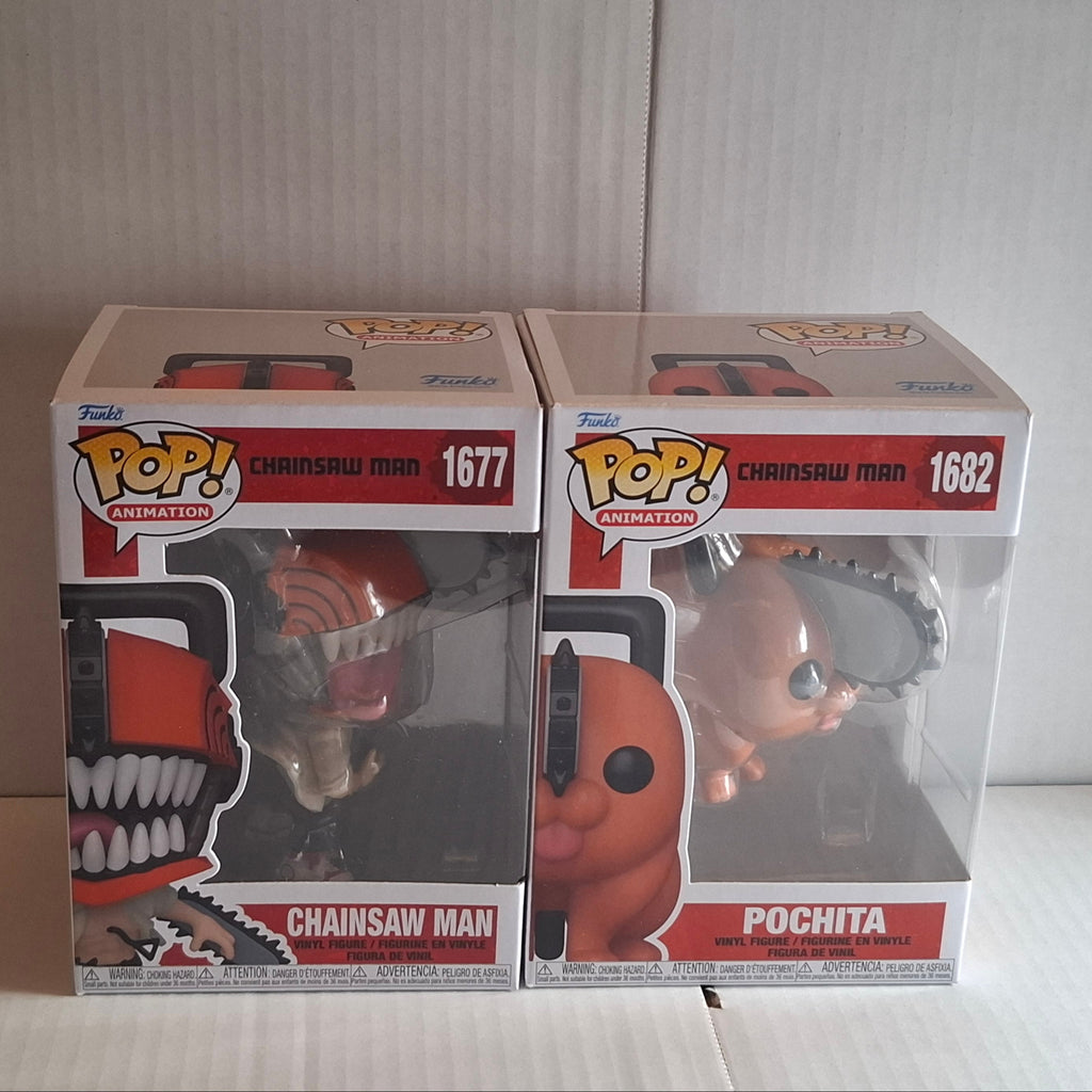 Lot Funko Pop Chainsaw Man - #1677 et #1682