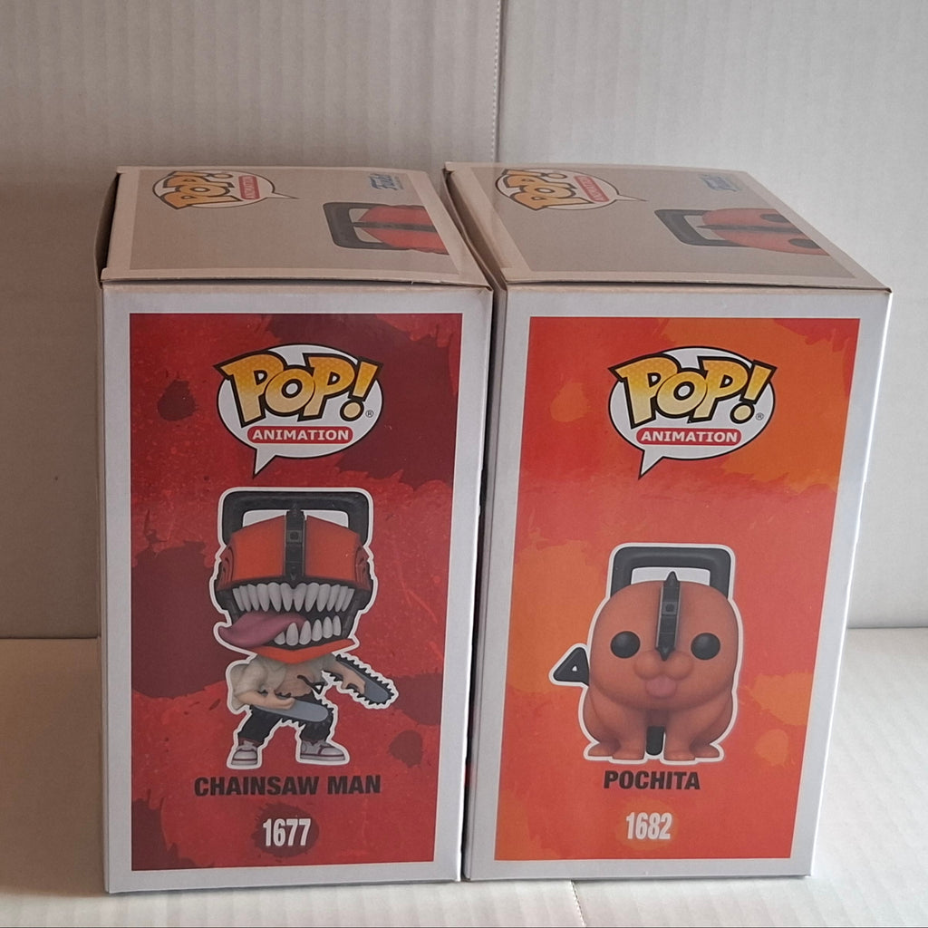 Lot Funko Pop Chainsaw Man - #1677 et #1682