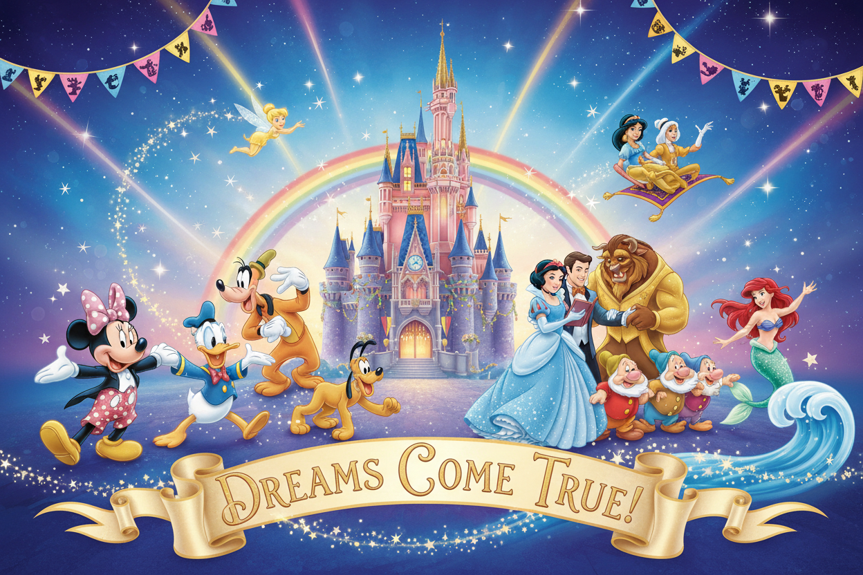 Bannière Disney - Personnages classiques