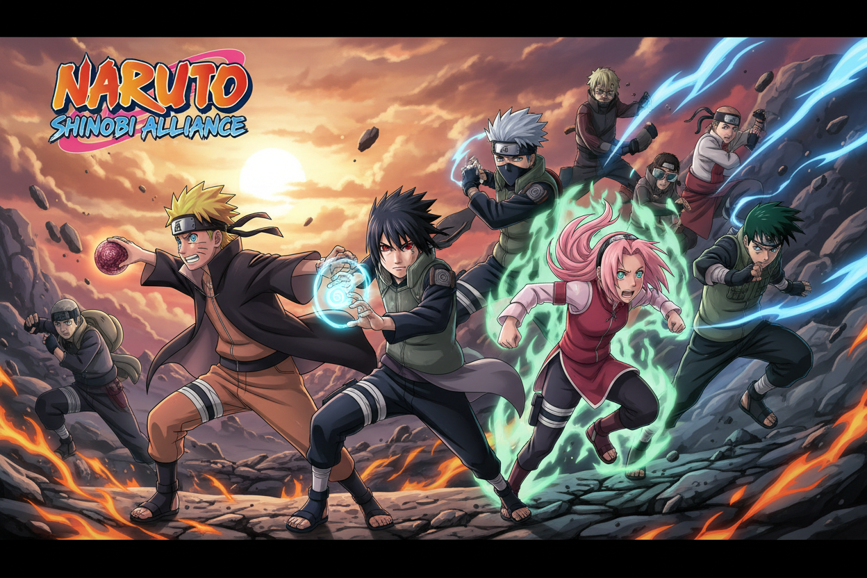 BANNIERE NARUTO ET AUTRE PERSONNAGE