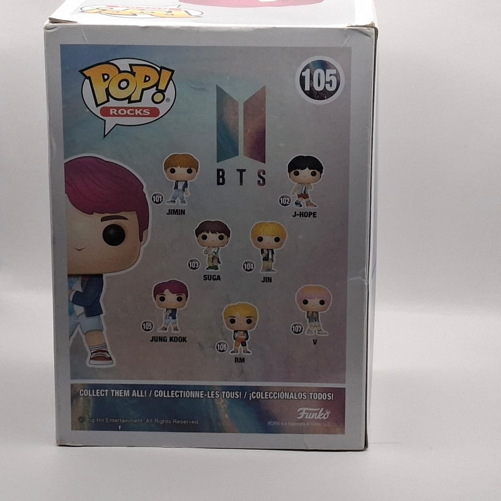 LOT Funko Pop BTS - Jimin #101, J-Hope #102, Suga #103, Jung Kook #105, RM #106 Funko
